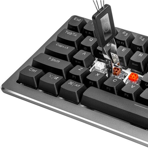  Cooler Master CK720 65% Customizable Mechanical Keyboard (Space Gray, Red Switches)