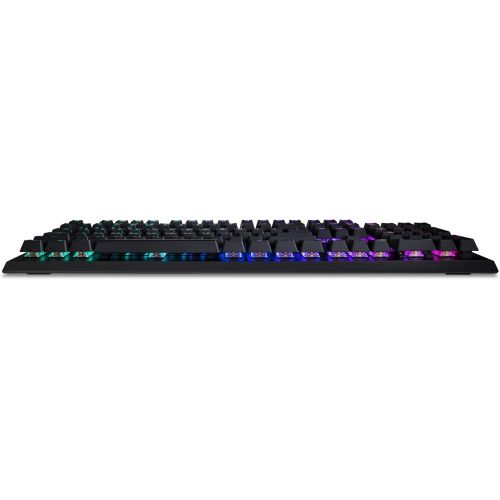 Cooler Master CK552 Gaming Mechanical Keyboard with Gateron Red Switch with RGB Back Lighting - Pure Black, Full