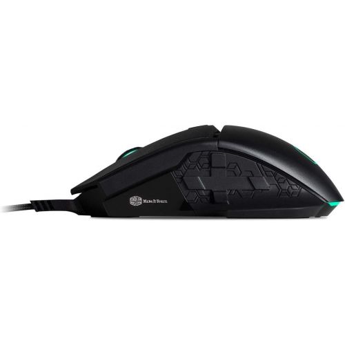  Cooler Master mm830 Gaming Mouse with 24, 000 DPI Sensor, Hidden D-Pad Buttons, 4-Zone RGB, and Precision Wheel