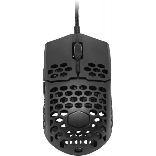  Cooler Master MM710 53G Gaming Mouse with Lightweight Honeycomb Shell, Ultralight Ultraweave Cable, Pixart 3389 16000 DPI Optical Sensor