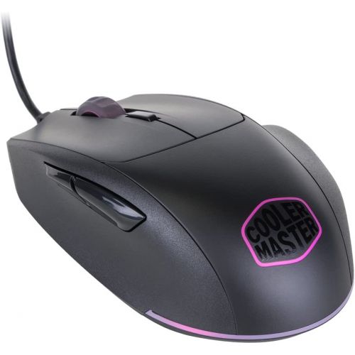  Cooler Master SGM-2007-KLON1 MasterMouse MM520 Claw Grip Gaming Mouse, 7 Buttons, RGB LED 3 Zone Light, On-The-Fly DPI 12000, Lag-Free