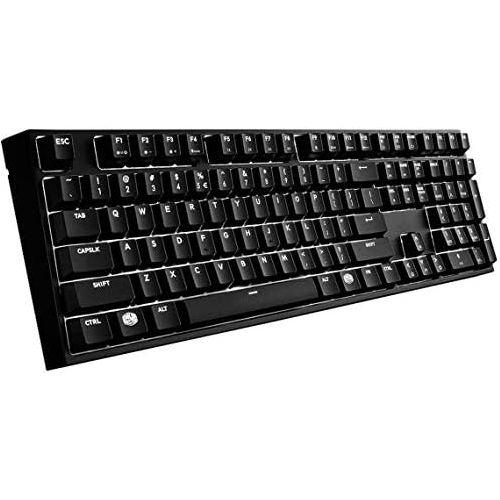  Cooler Master MasterKeys Pro L White LED Mechanical Gaming Keyboard, Cherry MX Brown, Full Size (Large)