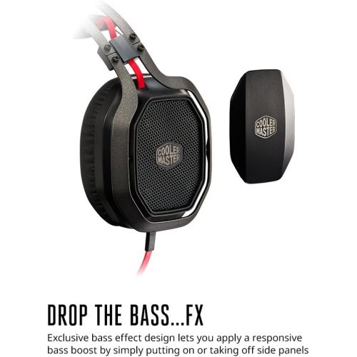  Cooler Master Pulse MH-750 Over-Ear Headset with Mic, Virtual 7.1 Channel Surround Sound with Exclusive Bass FX Technology