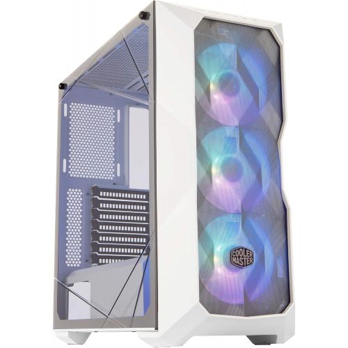  Cooler Master MasterBox TD500 Mesh White Airflow ATX Mid-Tower & Seagate Barracuda 2TB Internal Hard Drive HDD ? 3.5 Inch SATA 6Gb/s 7200 RPM 256MB Cache 3.5 ? Frustration Free Pac