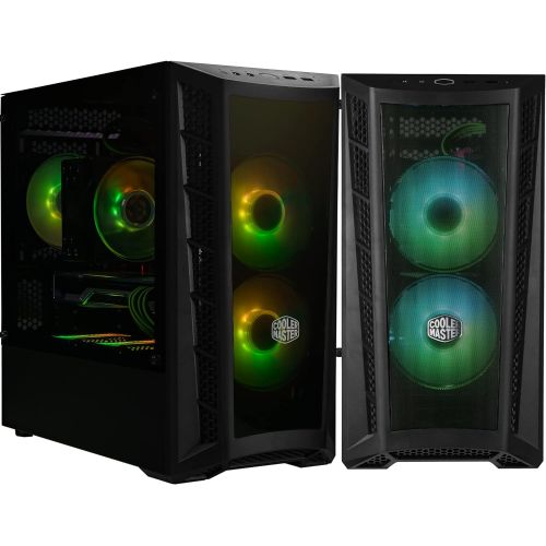  [아마존베스트]Cooler Master MasterBox MB311L ARGB Airflow Micro-ATX Tower with Dual ARGB Fans, Fine Mesh Front Panel, Mesh Intake Vents, Tempered Glass Side Panel & ARGB Lighting System