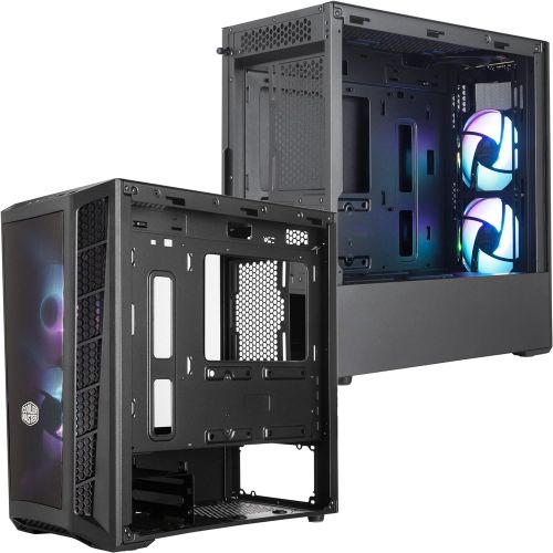  [아마존베스트]Cooler Master MasterBox MB311L ARGB Airflow Micro-ATX Tower with Dual ARGB Fans, Fine Mesh Front Panel, Mesh Intake Vents, Tempered Glass Side Panel & ARGB Lighting System