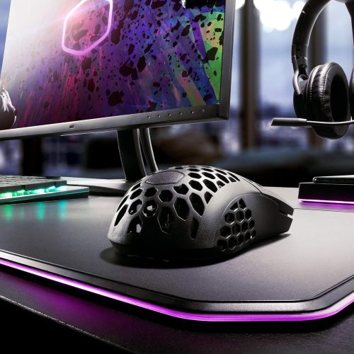  [아마존베스트]Cooler Master MM710 53G Gaming Mouse with Lightweight Honeycomb Shell, Ultralight Ultraweave Cable, Pixart 3389 16000 DPI Optical Sensor