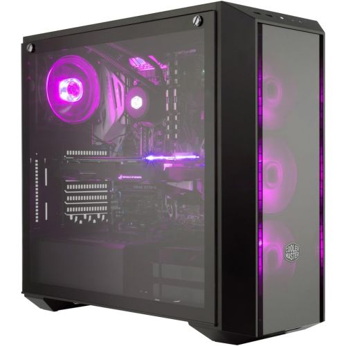  MasterBox Pro 5 RGB ATX Mid-Tower with 3 x 120mm RGB Fans, Tempered Glass Side Panel, DarkMirror Front Panel and Internal Configuration by Cooler Master