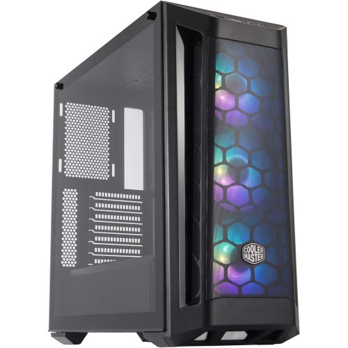  MasterBox Pro 5 RGB ATX Mid-Tower with 3 x 120mm RGB Fans, Tempered Glass Side Panel, DarkMirror Front Panel and Internal Configuration by Cooler Master