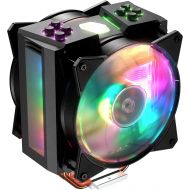 Cooler Master MasterAir MA410M 28 Addressable RGB LED Lighting CPU Air Cooler 4 Heat Pipes, Thermal Sensor, Dual Master MF120R Fans (MAM-T4PN-218PC-R1)