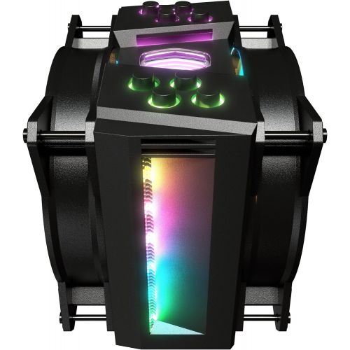  Cooler Master MasterAir MA410M 28 Addressable RGB LED Lighting CPU Air Cooler 4 Heat Pipes, Thermal Sensor, Dual Master MF120R Fans (MAM-T4PN-218PC-R1)