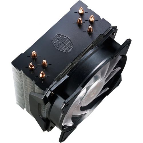  Cooler Master MA410P RGB CPU Air Cooler 4 CDC Heat Pipes Master Fan 120mm IntelAMD AM4 Support