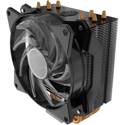  Cooler Master MA410P RGB CPU Air Cooler 4 CDC Heat Pipes Master Fan 120mm IntelAMD AM4 Support