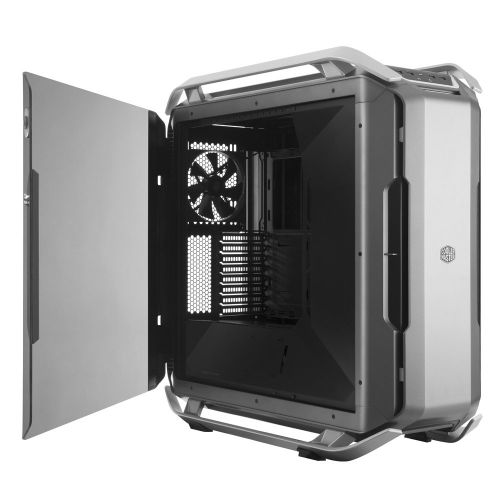  Cooler Master Cosmos C700P E-ATX Full-Tower with RGB Lighting, Dual-Curved Tempered Glass Side Panel, Aluminum Handles, Removable MB Tray, Inversed Layout Option, 420mm Radiator S