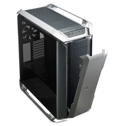  Cooler Master Cosmos C700P E-ATX Full-Tower with RGB Lighting, Dual-Curved Tempered Glass Side Panel, Aluminum Handles, Removable MB Tray, Inversed Layout Option, 420mm Radiator S