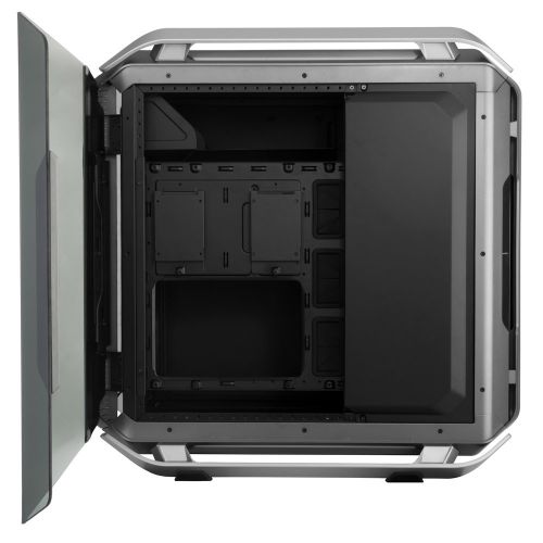  Cooler Master Cosmos C700P E-ATX Full-Tower with RGB Lighting, Dual-Curved Tempered Glass Side Panel, Aluminum Handles, Removable MB Tray, Inversed Layout Option, 420mm Radiator S