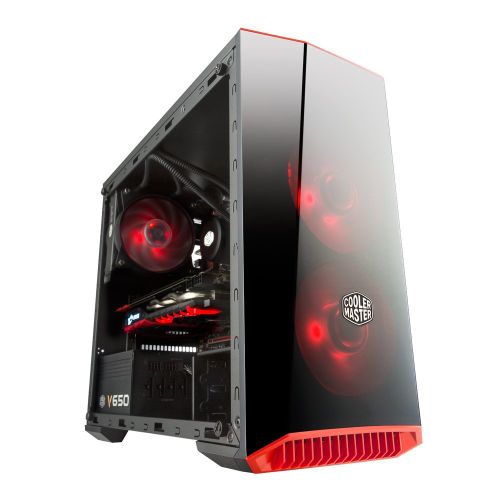  Cooler Master MCW-L3B3-KANN-01 MasterBox Lite 3.1 mATX Case with Dark Mirror Front, Acrylic side panel, Customizable trim colors