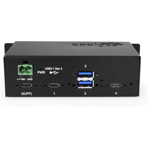  USBGear Coolgear Industrial 12-Port USB 3.0 Powered Hub for PC-MAC DIN-RAIL Mount