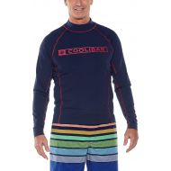 Coolibar UPF 50+ Mens Logo Surf Rash Guard - Sun Protective