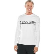 Coolibar UPF 50+ Mens Logo Long Sleeve Swim Shirt - Sun Protective