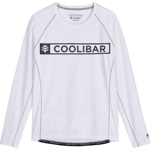  Coolibar UPF 50+ Mens Logo Long Sleeve Swim Shirt - Sun Protective