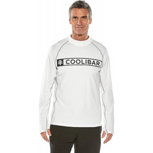  Coolibar UPF 50+ Mens Logo Surf Rash Guard - Sun Protective