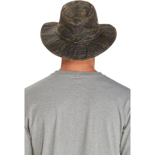  Coolibar UPF 50+ Mens Outback Camo Boonie Hat - Sun Protective