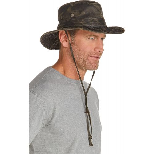  Coolibar UPF 50+ Mens Outback Camo Boonie Hat - Sun Protective