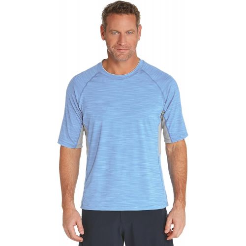  Coolibar UPF 50+ Mens Ultimate Rash Guard - Sun Protective