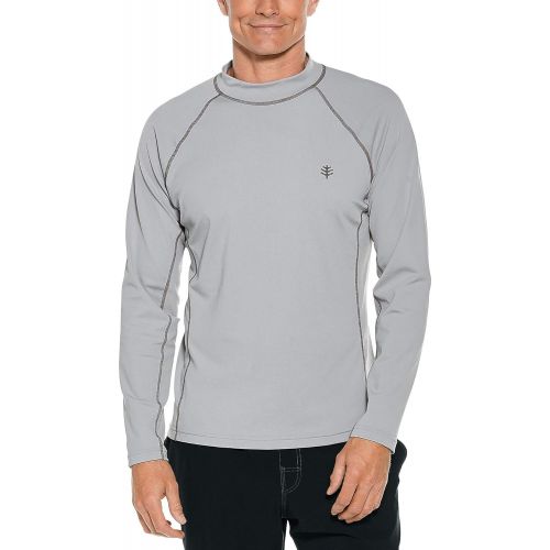  Coolibar UPF 50+ Mens Long Sleeve Surf Rash Guard - Sun Protective