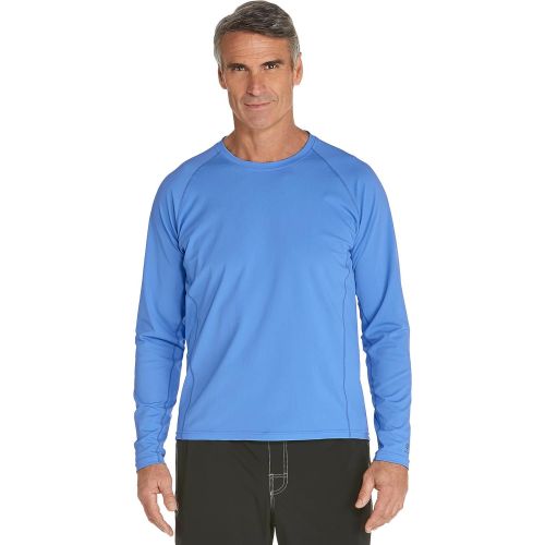  Coolibar UPF 50+ Mens Long Sleeve Hightide Swim Shirt - Sun Protective