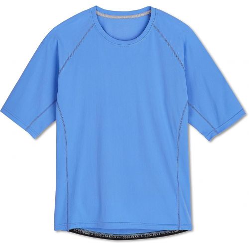  Coolibar UPF 50+ Mens Short Sleeve Hightide Swim Shirt - Sun Protective