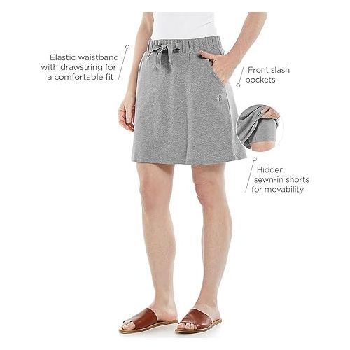  Coolibar UPF 50+ Women's Plaka Knit Skort - Sun Protective