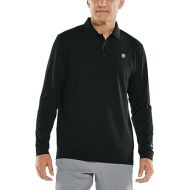 Coolibar UPF 50+ Men's Erodym Long Sleeve Golf Polo - Sun Protective