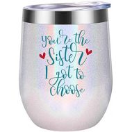 [아마존 핫딜] [아마존핫딜]Youre the Sister I Got to Choose - Like Sisters Gifts - Best Friend Gifts for Women - Funny Christmas, Birthday Gift Ideas for Soul Unbiological Sister, Besties, BFF - Coolife Frie