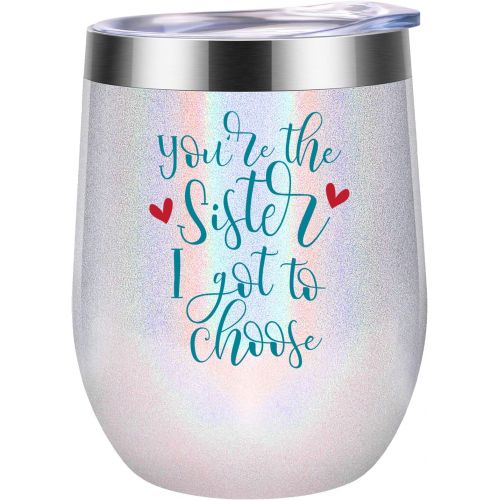  [아마존 핫딜] [아마존핫딜]Youre the Sister I Got to Choose - Like Sisters Gifts - Best Friend Gifts for Women - Funny Christmas, Birthday Gift Ideas for Soul Unbiological Sister, Besties, BFF - Coolife Frie