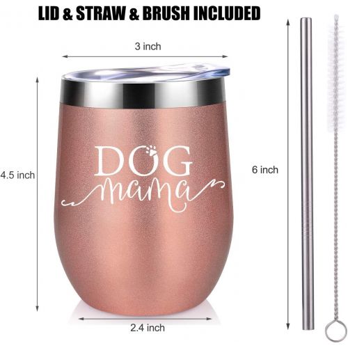  [아마존 핫딜] [아마존핫딜]Coolife Dog Mama - Dog Lover Gifts for Women - Funny Dog Mom Christmas Gifts for Dog Lovers - Dog Themed Birthday Gifts for Wine Lovers, Dog Owner, Fur Mom, Grandma, Mother, Best Friend -