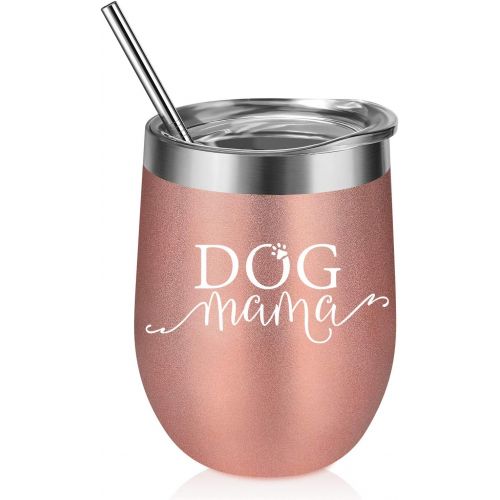  [아마존 핫딜] [아마존핫딜]Coolife Dog Mama - Dog Lover Gifts for Women - Funny Dog Mom Christmas Gifts for Dog Lovers - Dog Themed Birthday Gifts for Wine Lovers, Dog Owner, Fur Mom, Grandma, Mother, Best Friend -