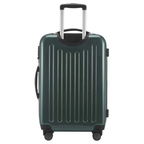  Coolife HAUPTSTADTKOFFER Luggage Sets Alex UP Hard Shell Luggage with Spinner Wheels 3 Piece Suitcase TSA Darkgreen