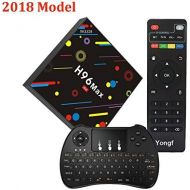 Coolifer TV Box, H96 MAX Android 7.1 Box RK3328 Quad Core 4GB 32GB Supporting 4K (60Hz) Full HD H.265 Dual WiFi BT 4.1 Smart Media Player With H9 Wireless Keyboard