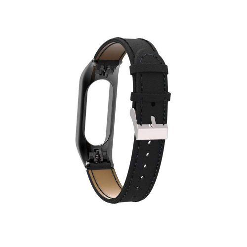  Cooljun Unisex Verstellbar Leder Handgelenk Band Ersatz-Armband Strap miband 3 Riemen Ersatz Armband Zubehoer fuer Xiaomi Mi Band 3 Smart Armband