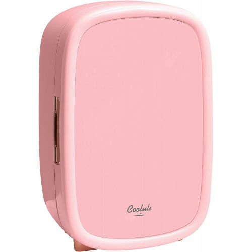  [아마존베스트]Cooluli Beauty Pink 12-liter Skincare Fridge for Makeup Storage, Esthetician Supplies, Skin care Tools, Cosmetics - Womens, Teens Cute Mini Beauty Fridge & Organizer