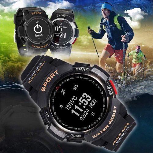  Coomir Smart Watch Bluetooth Pulsmesser Schlafueberwachung 0,96 Zoll Wasserdicht fuer IOS Android