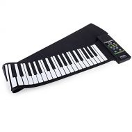 Coondmart Midi Roll Up Portable Electronic Flexible Fold Keyboard Piano PN88S MIDI Piano Kit with 88 Keys - 100 - 240V