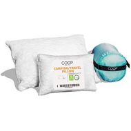 [아마존베스트]Coop Home Goods - Adjustable Travel/Camping Pillow - Hypoallergenic Shredded Memory Foam Fill - Lulltra Washable Cover - Includes Compressible Stuff Sack - CertiPUR-US/GREENGUARD G