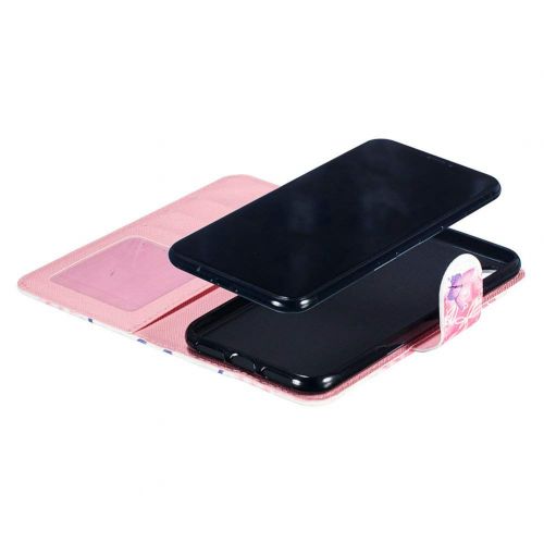  Coopay kompatibel mit iPhone X/XS (5.8) Huelle,Glitzer 3D Material Bunt Schutzhuelle,Flip Stossfest Lederhuelle,Standfunktion Kartenfach Ledertasche Brieftasche,Muster Huellen Etui Case