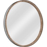 Cooper Classics Brancen Wooden 36 Round Wall Mirror