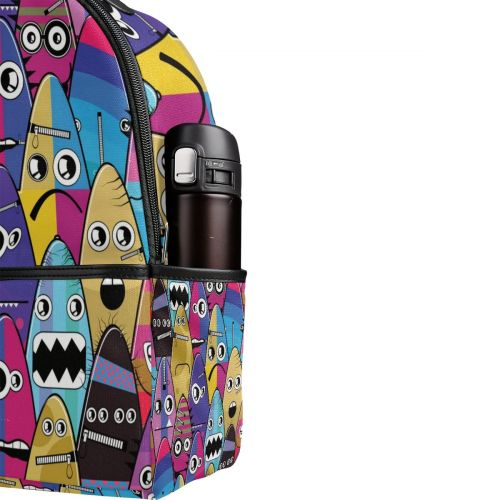  Cooper girl Monsters Travel Casual Backpack for Junior High Teen