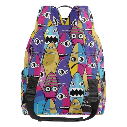  Cooper girl Monsters Travel Casual Backpack for Junior High Teen