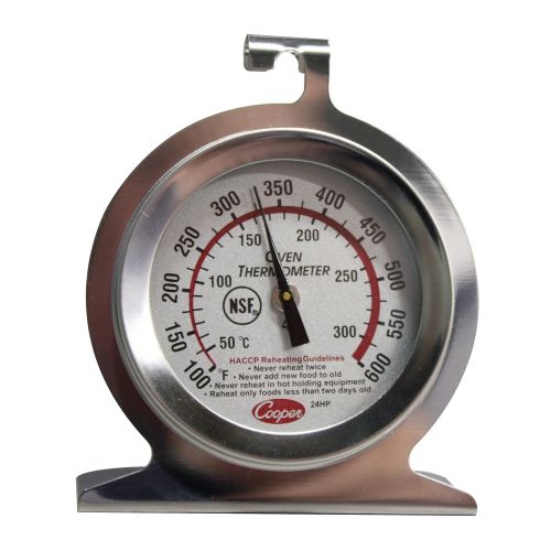  [아마존베스트]Cooper-Atkins 24HP-01-1 Stainless Steel Bi-Metal Oven Thermometer, 100 to 600 Degrees F Temperature Range